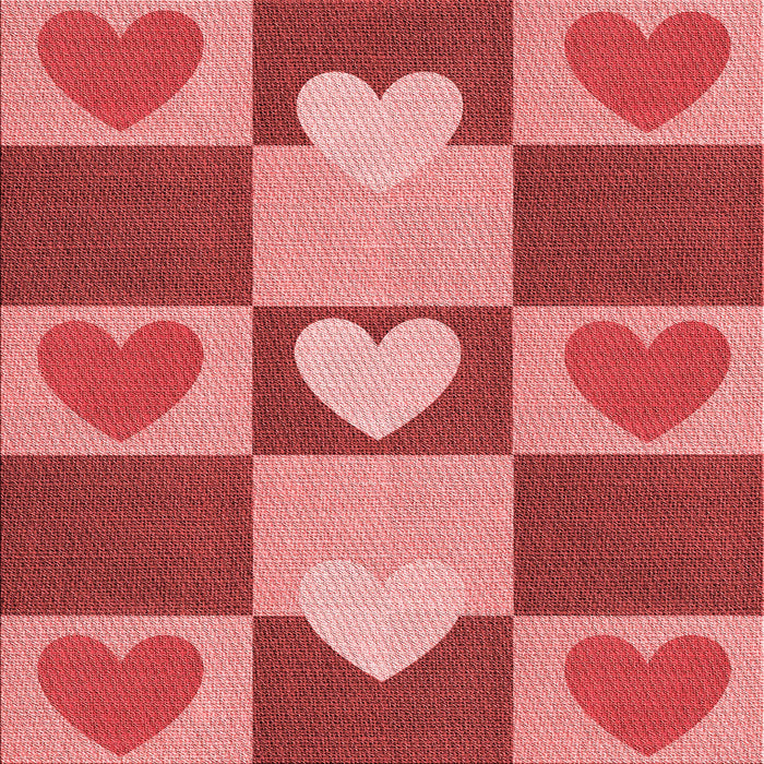 Round Patterned Red Rug, pat1138rd