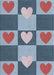 Patterned Jeans Blue Novelty Rug, pat1138