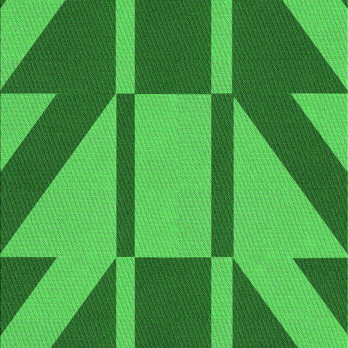 Patterned Green Rug, pat1139grn