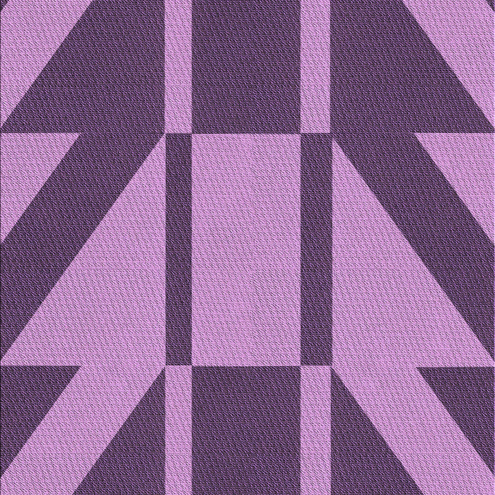 Machine Washable Transitional Orchid Purple Rug, wshpat1139pur