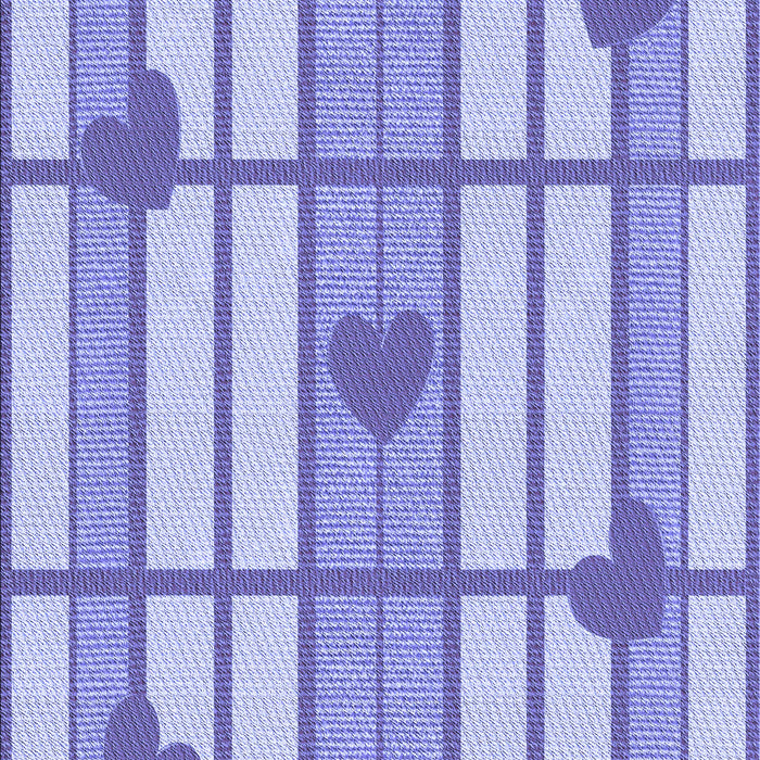 Patterned Periwinkle Purple Rug, pat1140blu