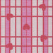 Square Patterned Light Rose Pink Novelty Rug, pat1140