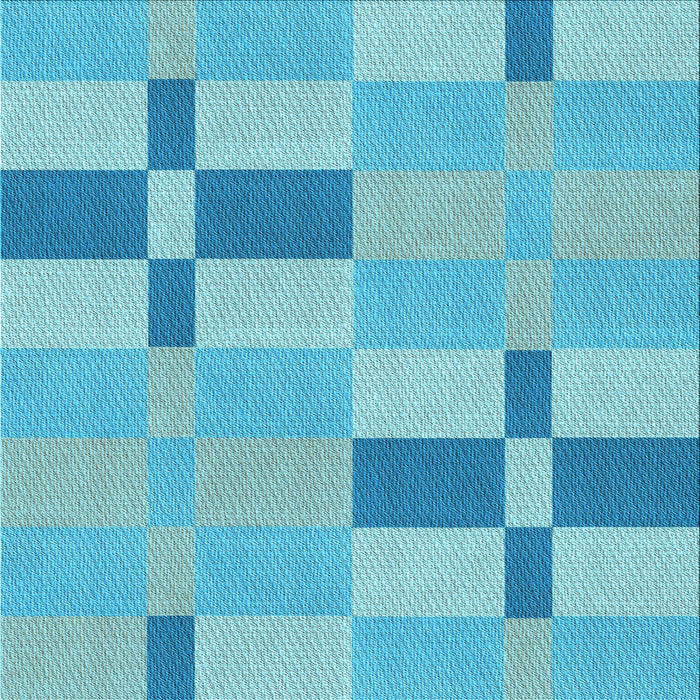 Round Machine Washable Transitional Blue Rug, wshpat1141lblu