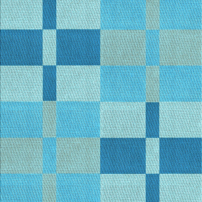 Patterned Blue Rug, pat1141lblu