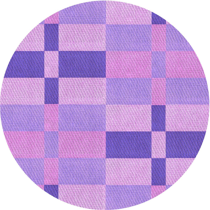 Square Machine Washable Transitional Violet Purple Rug in a Living Room, wshpat1141pur