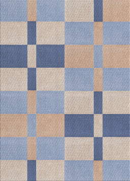 Patterned Slate Granite Gray Novelty Rug, pat1141