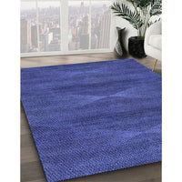 Patterned Cobalt Blue Rug, pat1142blu