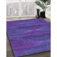 Patterned Purple Rug, pat1142pur