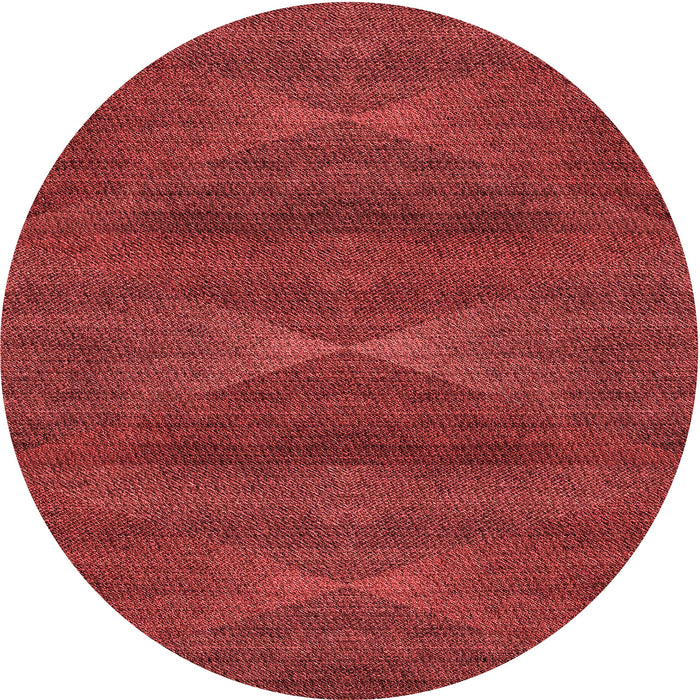 Square Machine Washable Transitional Tomato Red Rug in a Living Room, wshpat1142rd