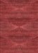 Machine Washable Transitional Tomato Red Rug, wshpat1142rd