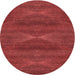 Square Patterned Tomato Red Rug, pat1142rd