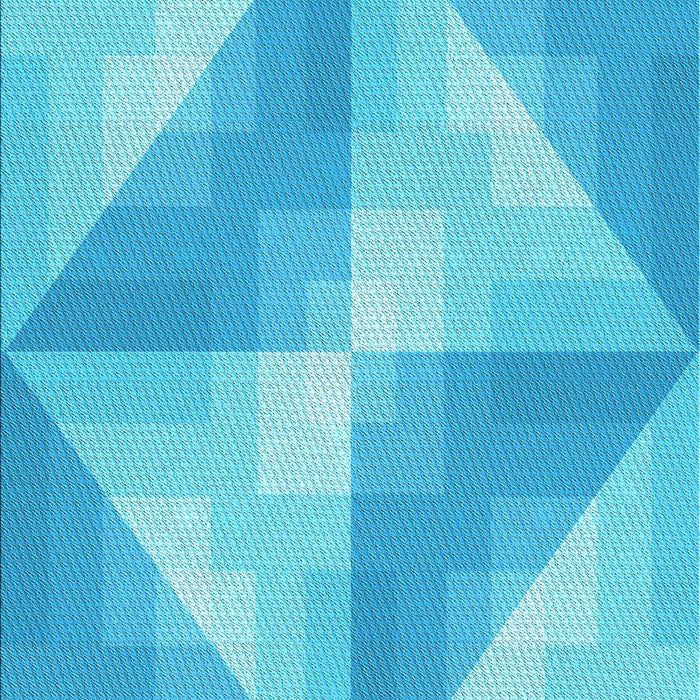 Machine Washable Transitional Bright Turquoise Blue Rug, wshpat1143lblu