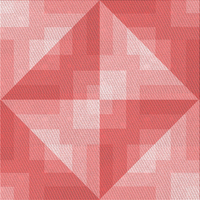 Round Patterned Light Salmon Pink Rug, pat1143rd