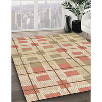 Patterned Bronze Brown Rug, pat1144brn