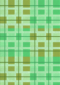 Machine Washable Transitional Jade Green Rug, wshpat1144grn