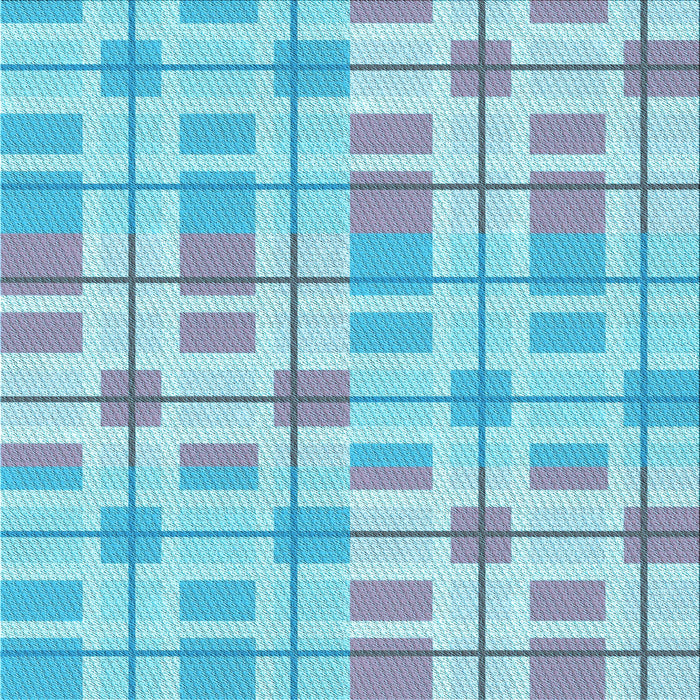 Round Patterned Blue Rug, pat1144lblu