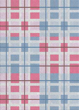 Machine Washable Transitional French Lilac Purple Rug, wshpat1144