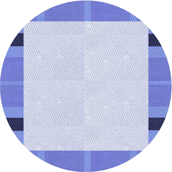 Square Patterned Blue Rug, pat1145blu