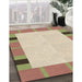 Machine Washable Transitional Khaki Gold Rug in a Family Room, wshpat1145brn