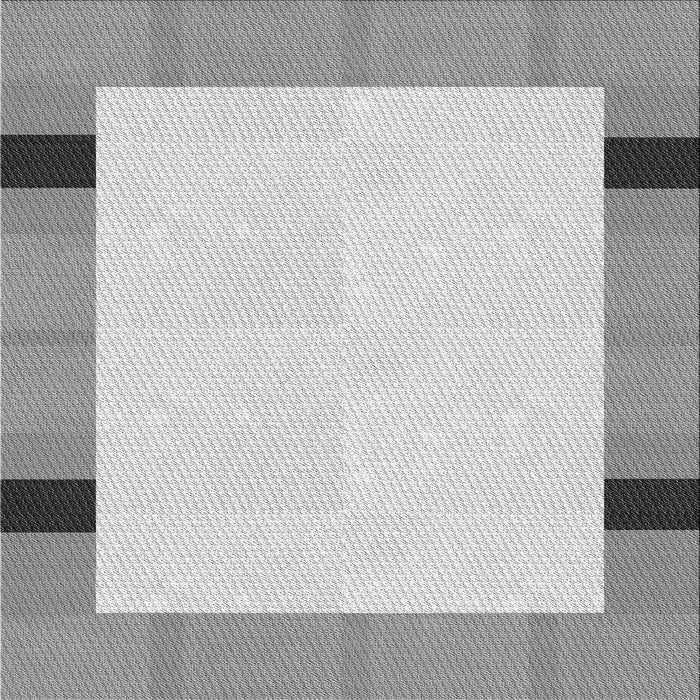 Round Patterned Gunmetal Gray Rug, pat1145gry