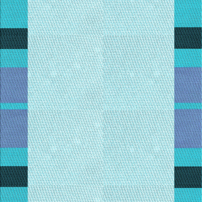 Machine Washable Transitional Blue Rug, wshpat1145lblu