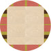 Square Patterned Khaki Gold Rug, pat1145org