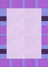 Machine Washable Transitional Pale Lilac Purple Rug, wshpat1145pur