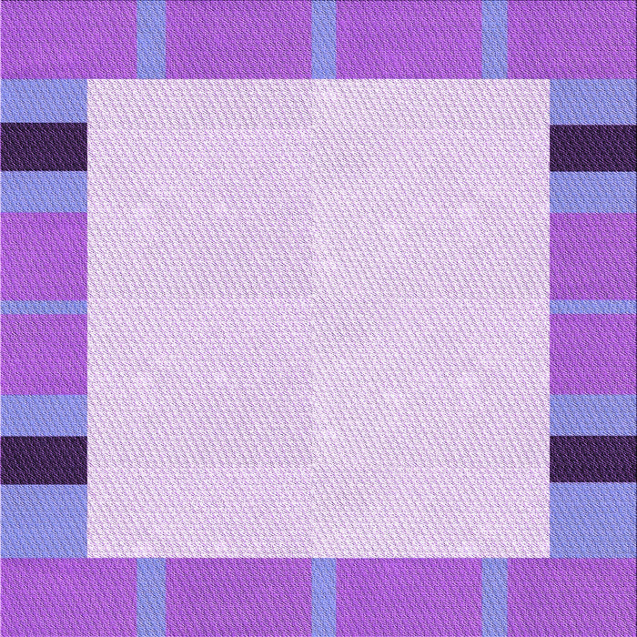 Round Patterned Pale Lilac Purple Rug, pat1145pur