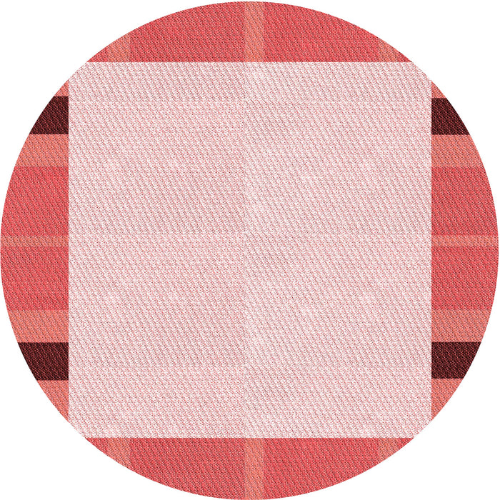 Square Machine Washable Transitional Deep Rose Pink Rug in a Living Room, wshpat1145rd