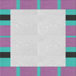 Square Patterned Pale Blue Novelty Rug, pat1145