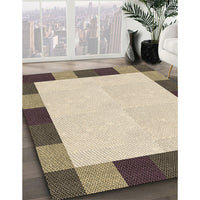 Patterned Golden Blonde Gold Rug, pat1146brn