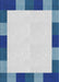 Patterned Pale Blue Novelty Rug, pat1146