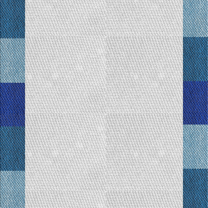 Patterned Pale Blue Novelty Rug, pat1146