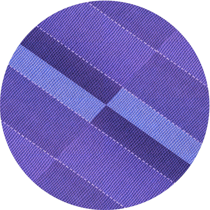 Square Machine Washable Transitional Medium Slate Blue Rug in a Living Room, wshpat1147pur