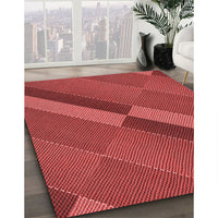 Patterned Red Rug, pat1147rd