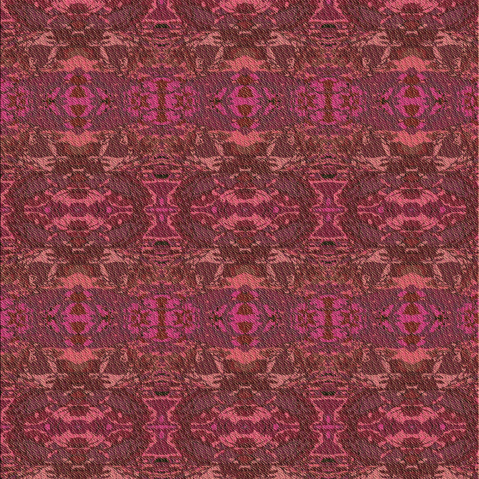 Patterned Cherry Red Rug, pat1148brn