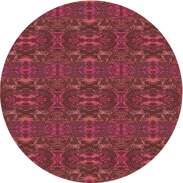 Square Machine Washable Transitional Cherry Red Rug in a Living Room, wshpat1148brn