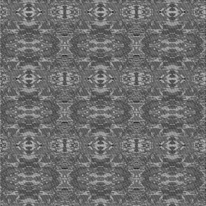 Round Machine Washable Transitional Gray Rug, wshpat1148gry