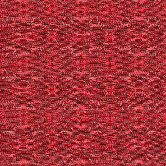 Round Machine Washable Transitional Red Rug, wshpat1148rd