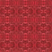 Round Machine Washable Transitional Red Rug, wshpat1148rd