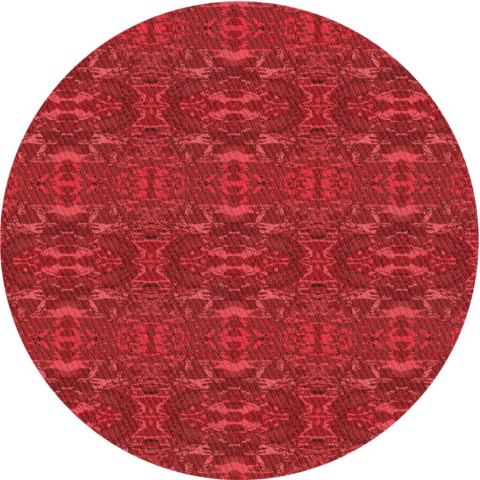 Square Machine Washable Transitional Red Rug in a Living Room, wshpat1148rd