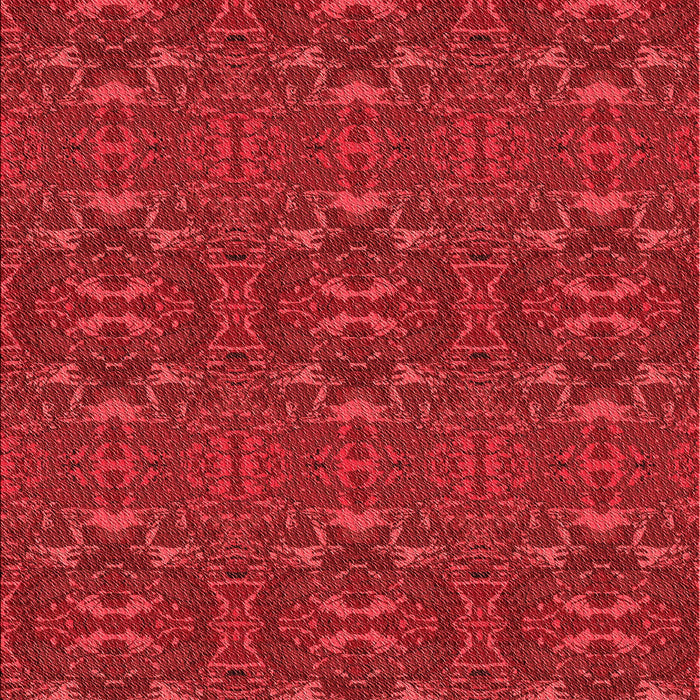 Machine Washable Transitional Red Rug, wshpat1148rd