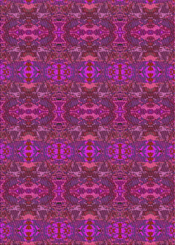 Patterned Violet Red Pink Novelty Rug, pat1148