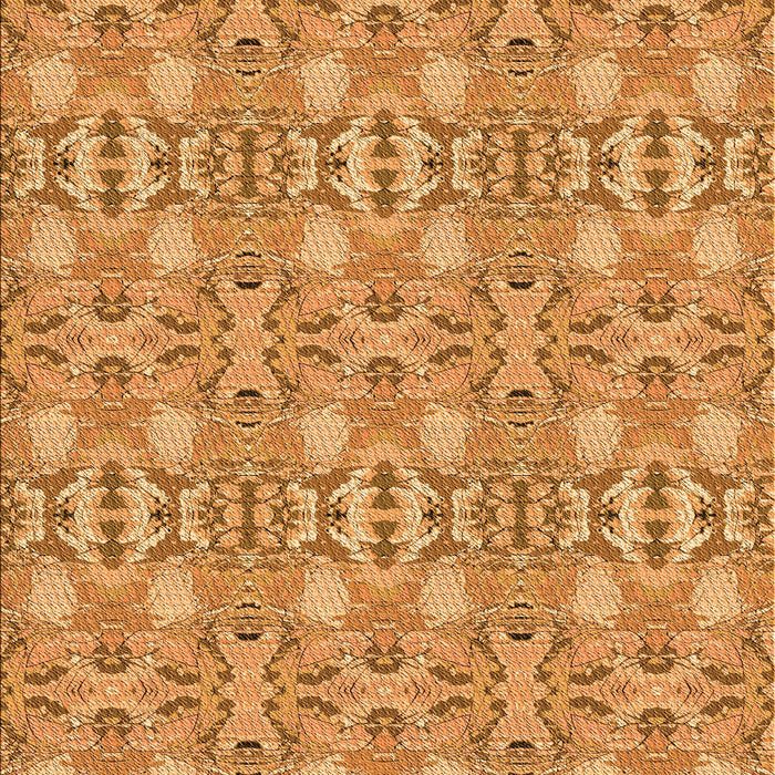 Patterned Orange Rug, pat1149org
