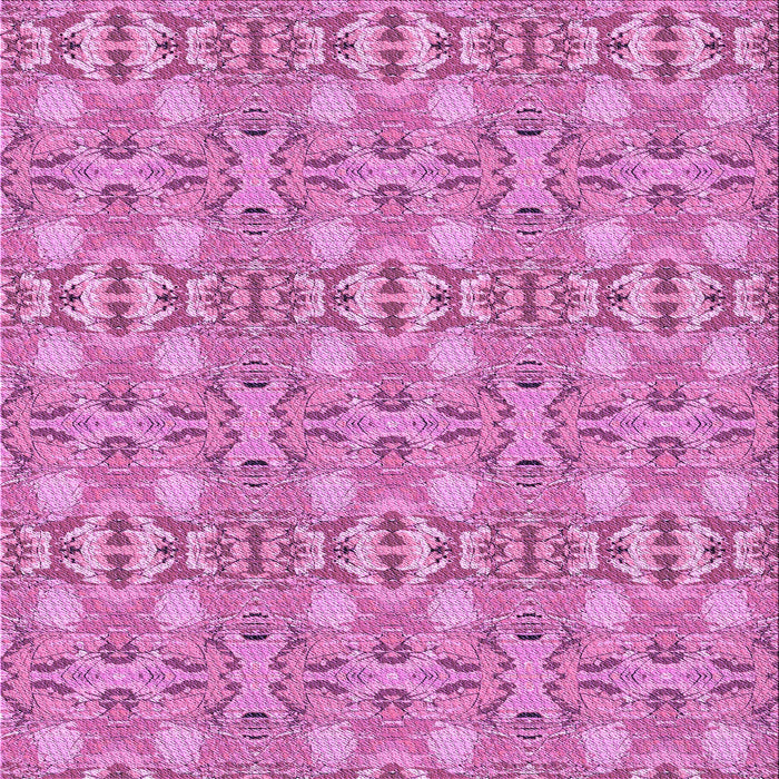 Round Machine Washable Transitional Violet Purple Rug, wshpat1149pur