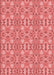 Patterned Light Coral Pink Rug, pat1149rd