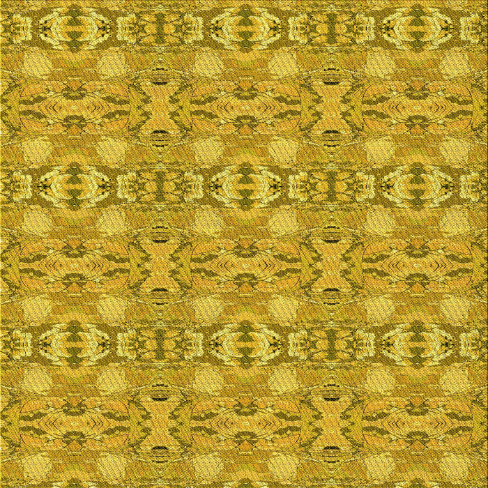 Round Machine Washable Transitional Dark Bisque Brown Rug, wshpat1149yw