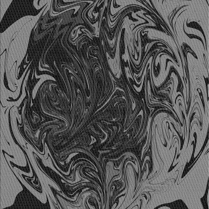 Machine Washable Transitional Charcoal Black Rug, wshpat115gry