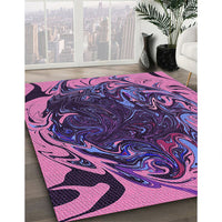 Patterned Purple Rug, pat115pur