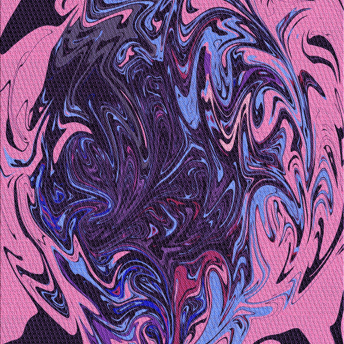 Machine Washable Transitional Purple Rug, wshpat115pur